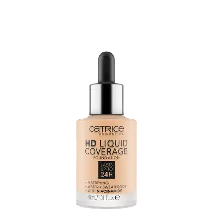 Imagem do produto Catrice HD Liquid Coverage Ivory Beige 005 - Base Líquida 30ml