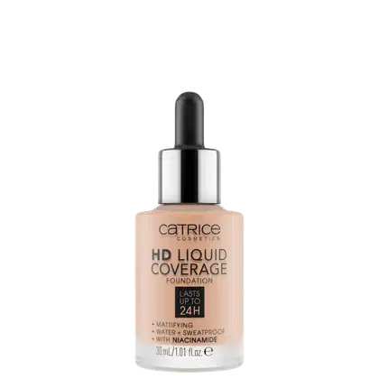 Imagem do produto Catrice HD Liquid Coverage Rose Beige 020 - Base Líquida 30ml