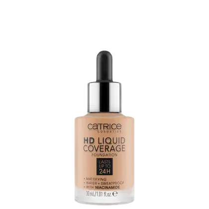 Imagem do produto Catrice HD Liquid Coverage Warm Beige 040 - Base Líquida 30ml