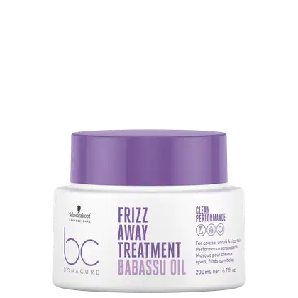 Imagem do produto Schwarzkopf Professional BC Bonacure Clean Performance Frizz Away - Máscara Capilar 200ml