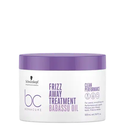 Imagem do produto Schwarzkopf Professional BC Bonacure Clean Performance Frizz Away - Máscara Capilar 500ml