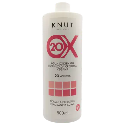 Imagem do produto KNUT OX 20 Volumes - Água Oxigenada Estabilizada Cremosa 900ml