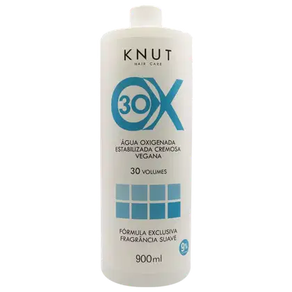 Imagem do produto KNUT OX 30 Volumes - Água Oxigenada Estabilizada Cremosa 900ml