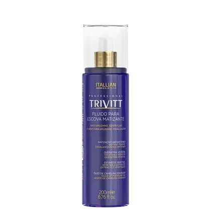 Imagem do produto Itallian Hairtech Trivitt Matizante - Fluido para Escova 200ml