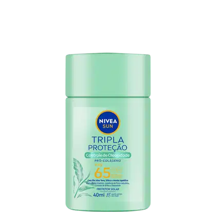 Imagem do produto Nivea Sun Tripla Proteção Controle de Oleosidade FPS 65 - Protetor Solar Facial 40ml