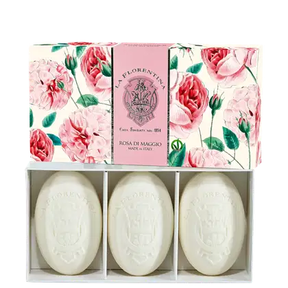 Imagem do produto Kit La Florentina Sabonetes Rose of May Trio (3 Unidades)