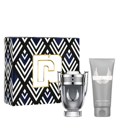 Imagem do produto Conjunto Invictus Platinum Rabanne Masculino - Eau de Parfum 100ml + Gel de Banho 100ml