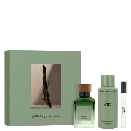 Imagem do produto Conjunto Vetiver Terra Adolfo Dominguez Masculino (3 Produtos)