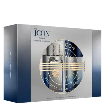 Imagem do produto Conjunto The Icon Elixir Banderas Masculino - Eau de Parfum 100ml + Desodorante Spray 150ml