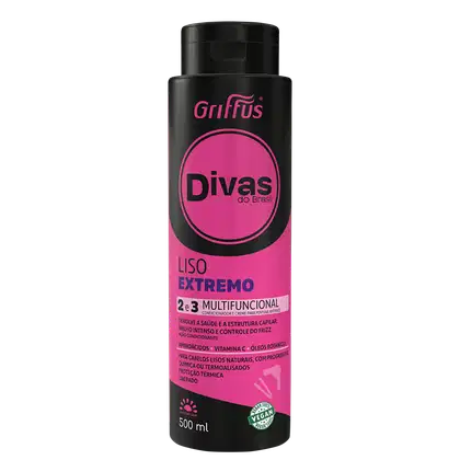 Imagem do produto Griffus Divas do Brasil Liso Extremo - Creme Capilar Multifuncional 500ml