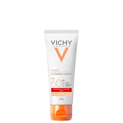 Imagem do produto Vichy Capital Soleil UV Pigment Control FPS60 Cor 1.0 - Protetor Solar com Cor 40g