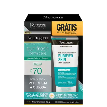 Imagem do produto Kit Neutrogena Sun Fresh Purified Skin (2 Produtos)