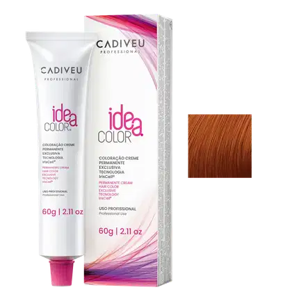 Imagem do produto Cadiveu Professional Idea Color 7.43 Louro Médio Cobre Dourado - Coloração Permanente 60g
