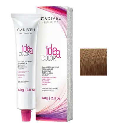 Imagem do produto Cadiveu Professional Idea Color 8.73 Louro Claro Marrom Dourado - Coloração Permanente 60g