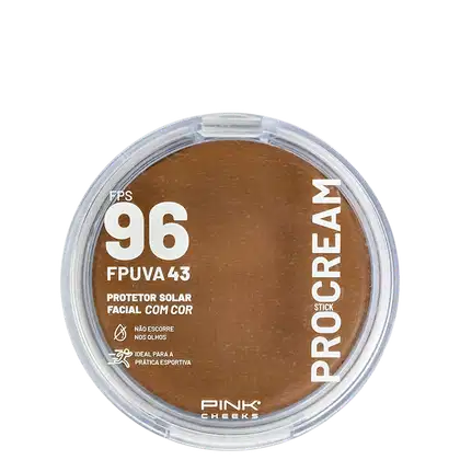 Imagem do produto Pink Cheeks Pro Cream FPS96 PRO40 - Protetor Solar Multifuncional com Cor 14g