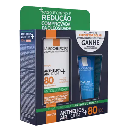 Imagem do produto Kit La Roche-Posay Anthelios Airlicium FPS80 & Effaclar Gel Concentrado (2 Produtos)