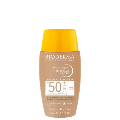 Imagem do produto Bioderma Photoderm Nude Touch Mineral FPS 50+ 4.0 - Protetor Solar Facial com Cor 40ml