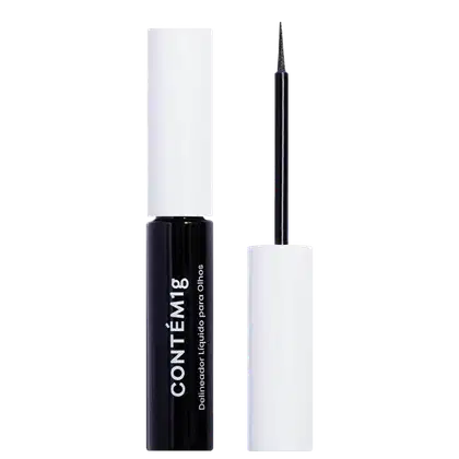 Imagem do produto Contém1g Quase Preto Abissal - Delineador Líquido Metálico 3ml
