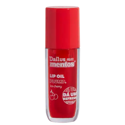 Imagem do produto Dailus Feat Mentos Lip Oil Plump Ice Cherry - Brilho Labial 4ml
