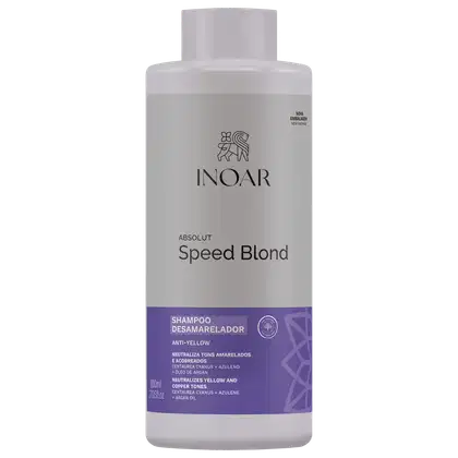 Imagem do produto Inoar Absolut Speed Blond - Shampoo Desamarelador 500ml