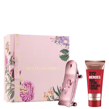 Imagem do produto Conjunto 212 Heroes For Her Carolina Herrera Feminino - Eau de Parfum 80ml + Loção Hidratante Corporal 100ml