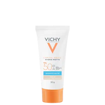 Imagem do produto Vichy Capital Soleil Hydra-Matte FPS 50 Cor 1.0 - Protetor Solar 30g