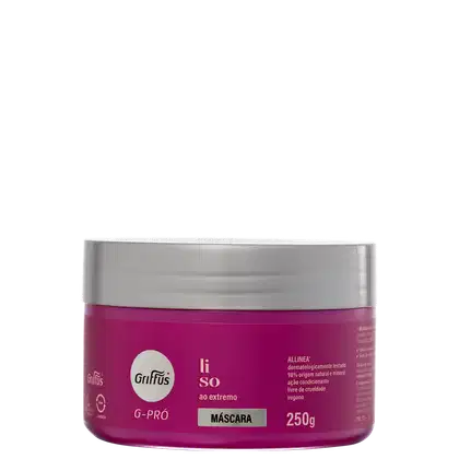 Imagem do produto Griffus G-Pró Liso Ao Extremo - Máscara Capilar 250g