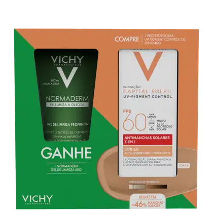 Imagem do produto Kit Vichy Normaderm + Capital Soleil 2.0 (2 Produtos)