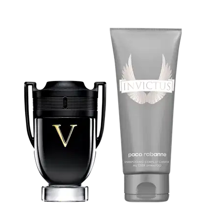 Imagem do produto Conjunto Invictus Victory Rabanne Masculino - Eau de Parfum 100ml + Shampoo 100ml