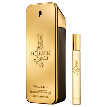 Imagem do produto Conjunto 1 Million Paco Rabanne Masculino - Eau de Toilette 200 ml + Eau de Toilette 10 ml