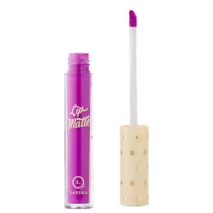 Imagem do produto Latika Lip Matte Roxo Nº 60 - Batom Líquido 4ml