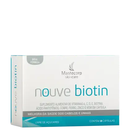 Imagem do produto Mantecorp Nouve Biotin - Suplemento Alimentar (30 Cápsulas)