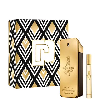 Imagem do produto Conjunto 1 Million Rabanne Masculino - Perfume Eau de Toilette 200ml + Travel Size 10ml
