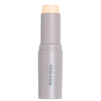 A imagem mostra o produto Stick Pele, da marca Boca Rosa, na cor BR01, um tom bege claro.
