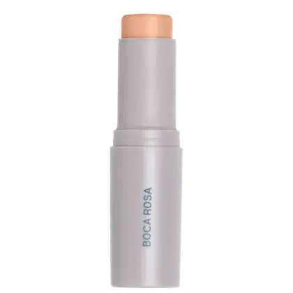 A imagem mostra o produto Stick Pele, da marca Boca Rosa, na cor BR13, um tom claro médio.