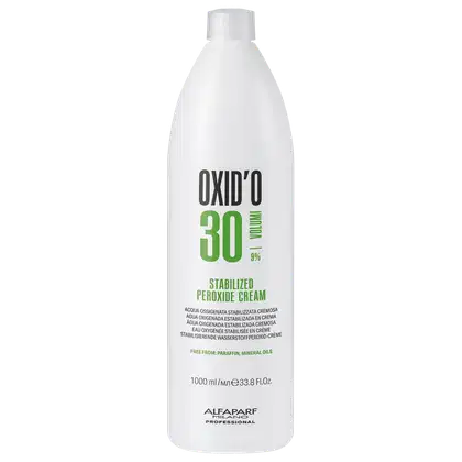 Imagem do produto Alfaparf Milano Oxid'o 9% - Água Oxigenada Estabilizada Cremosa 30 Volumes 1L