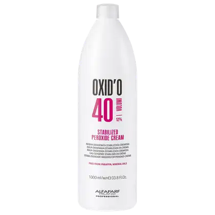 Imagem do produto Alfaparf Milano Oxid'o 12% - Água Oxigenada Estabilizada Cremosa 40 Volumes 1L
