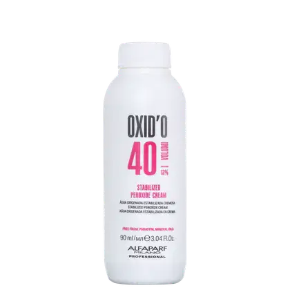 Água Oxigenada Estabilizada Cremosa 40 Volumes Alfaparf Milano Oxid'o 12% de 90ml