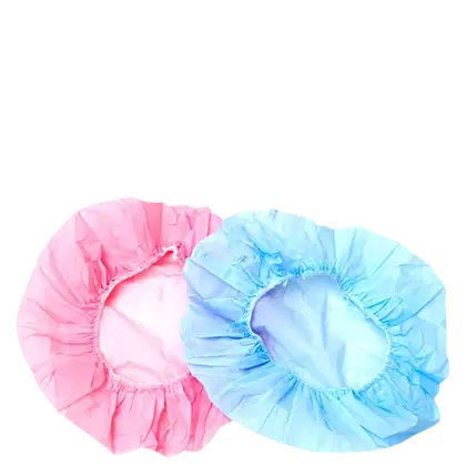 Toucas de banho para marca Orgânica.