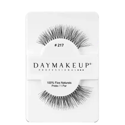 Cílios Postiços Day Makeup Human Hair #217
