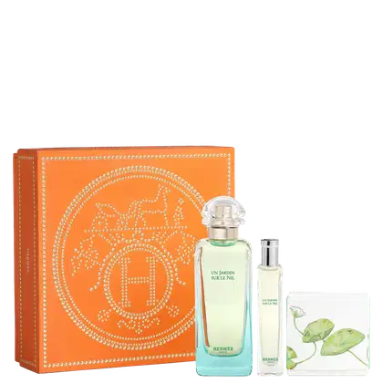 Imagem do produto Conjunto Hermès Un Jardin Sur Le Nil Eau de Toilette - Perfume Unissex 100ml + Eau de Toilette 15ml + Sabonete 50g