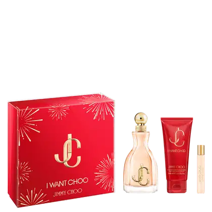 Imagem do produto Conjunto Jimmy Choo I Want Choo Feminino - Eau de Parfum 100ml +  Eau de Parfum 7,5ml + Hidratante 100ml