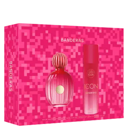 Imagem do produto Conjunto The Icon Banderas Feminino Eau de Parfum 100ml + Desodorante Spray 150ml