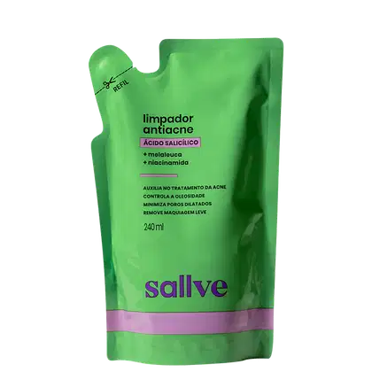 Imagem do produto Sallve Antiacne Refil - Limpador Facial 300ml