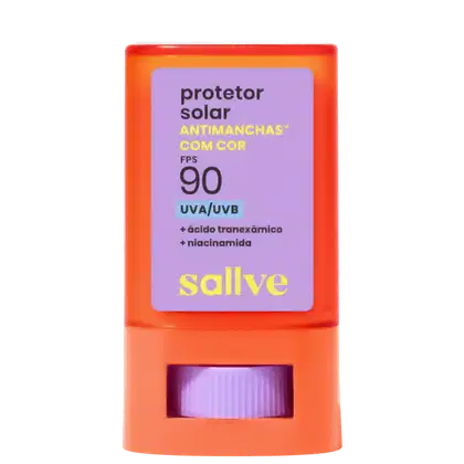 Protetor Solar com Cor Antimanchas, da marca Sallve.