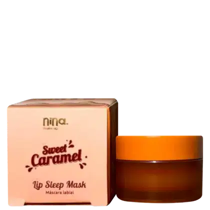 Máscara Labial Nina Makeup Sweet Caramel Lip Sleep Mask de 9g