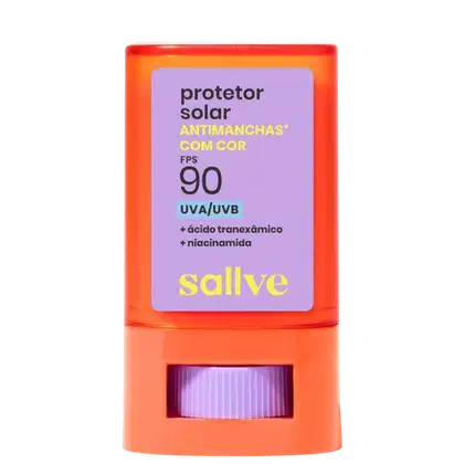 Protetor Solar com Cor Antimanchas, da marca Sallve.