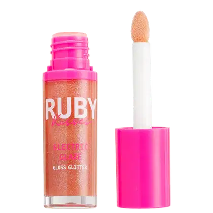 Gloss labial Eletric Glaze, da marca Ruby Kisses.