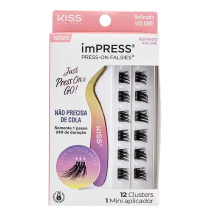 Kit Kiss New York imPRESS Press-on Falsies Mini Volume 06 (2 Produtos).