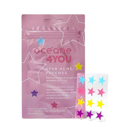 Imagem do produto Océane Star Acne Patches - Adesivo Secativo para Espinha (12 Unidades)